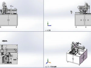 electronic products automatic laminating machine 3D Model