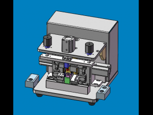 wire breaking and peeling machine 3D Model