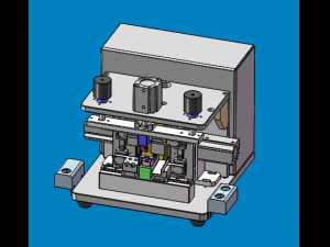 maszyna do łamania i obierania drutu Model 3D
