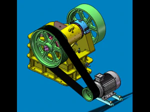 颚式破碎机 3D 模型