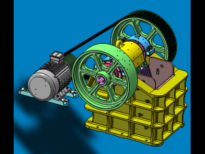 jaw crusher 3D Modell