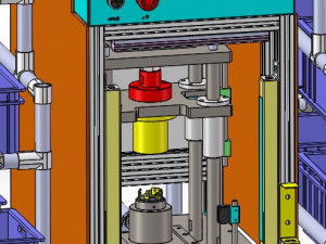 generator assembly line 3D Model