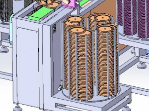 automatic brazing process assembly equipment for heating disk 3D Model