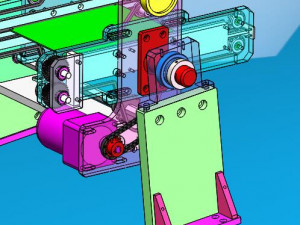 turning mechanism drawing pcb board turnover machine 3D 모델