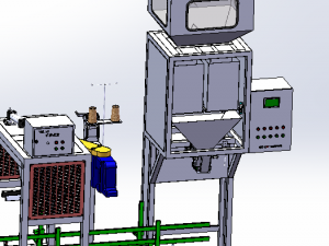 sorting and quantitative packaging machine Modelo 3D
