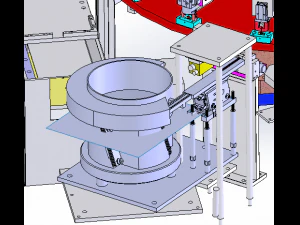 optical fiber head assembly machine network signal plug assembly equipment 3D Model