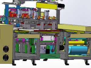apple tablet computer ab glue dispensing production line 3Dモデル