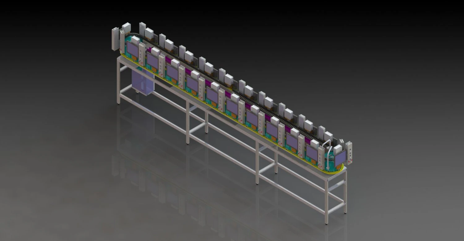 circular conveyor 3D Model .c4d .max .obj .3ds .fbx .stl .blend 