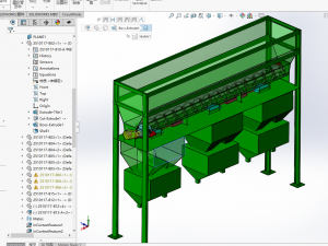 concrete mixing conveyor Modelo 3D