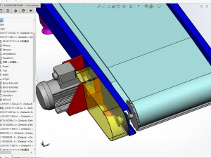 concrete mixing conveyor 3D Model