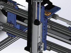 3-axis moving mechanism of robot manipulator Modèle 3D