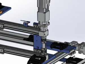 3-axis moving mechanism of robot manipulator Modèle 3D