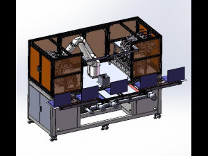 manipulator labeling machine 3D Model