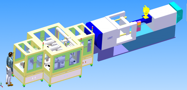 design of laser automatic cutting machine 3D मॉडल .c4d .max .obj .3ds .fbx .stl .blend