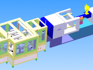 design of laser automatic cutting machine 3D Model