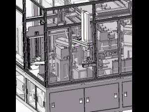power battery housing machine assembly machine Model 3D