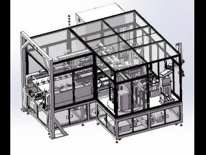 power battery housing machine assembly machine 3D Model
