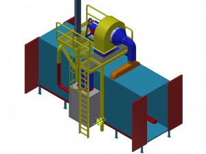 industrial oven 3D 모델