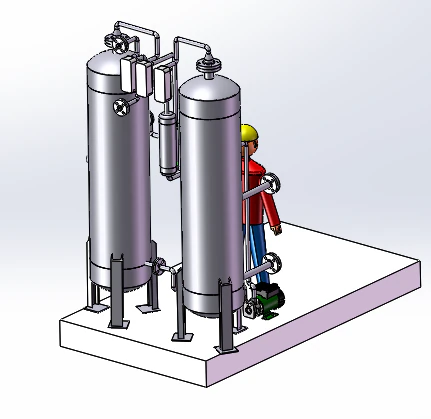 design model of industrial steam pipeline 3D Model .c4d .max .obj .3ds .fbx .stl .blend 