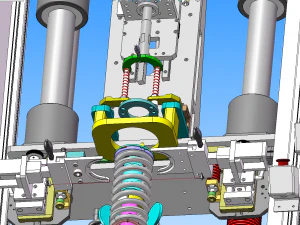 shock absorber assembly equipment 3D Model
