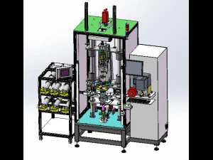 shock absorber assembly equipment 3D Model