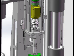 shock absorber assembly equipment 3D Model