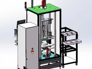 shock absorber assembly equipment 3D Model