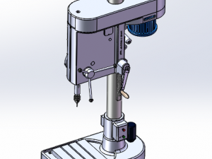 drilling machine design model with detailed structure 3D-Modell