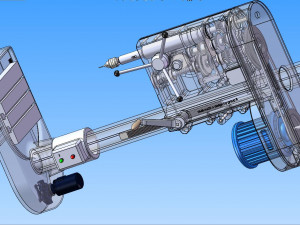 drilling machine design model with detailed structure 3D 모델