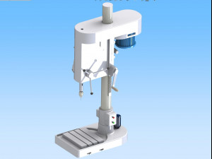 drilling machine design model with detailed structure 3D-Modell