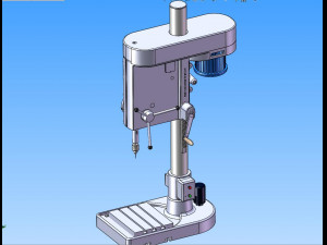 drilling machine design model with detailed structure 3D-Modell