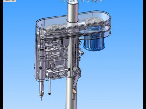 drilling machine design model with detailed structure 3D-Modell