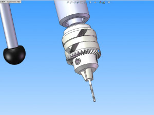drilling machine design model with detailed structure 3D-Modell