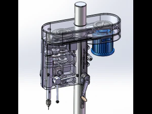 drilling machine design model with detailed structure 3D Model