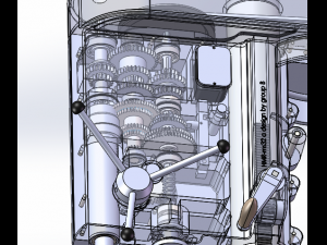 drilling machine design model with detailed structure 3D-Modell