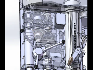 drilling machine design model with detailed structure 3D Model