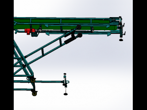 adjustable belt conveyor 3D Model