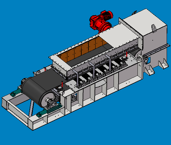 ore feeding equipment mining machinery 3D 모델 .c4d .max .obj .3ds .fbx .stl .blend 