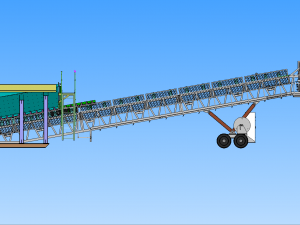 yd20-16 belt conveyor for mining 3D मॉडल
