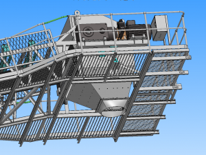 yd20-16 belt conveyor for mining 3D Модель