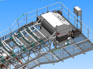 yd20-16 belt conveyor for mining 3D Модель