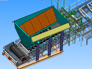 yd20-16 belt conveyor for mining 3D Модель