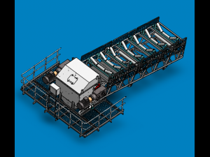 yd20-16 belt conveyor for mining 3D Модель