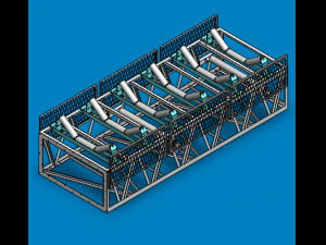 yd20-16 belt conveyor for mining 3D Модель
