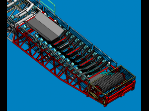 yd20-16 belt conveyor for mining 3D Модель