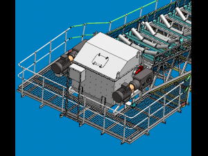 yd20-16 belt conveyor for mining 3D Модель
