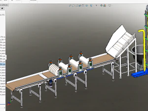 ध्वज फूल सतह बनाने की मशीन मिश्रण और दबाने की मशीन 3D मॉडल