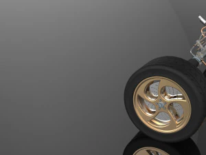 syst&egrave;me de direction assist&eacute;e &eacute;lectrique automobile Modèle 3D