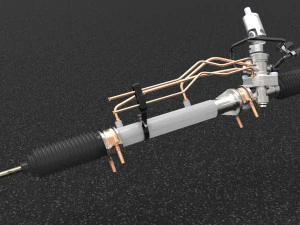 syst&egrave;me de direction assist&eacute;e &eacute;lectrique automobile Modèle 3D