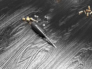 syst&egrave;me de direction assist&eacute;e &eacute;lectrique automobile Modèle 3D